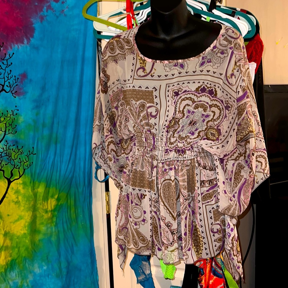 Bohemian paisley top